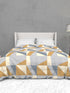 The White Moss Soft Cotton Ida Double Bedsheet With 2 Pillow Covers